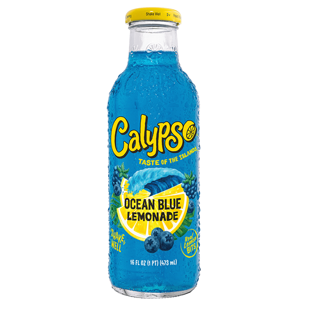 Atsvaidzinošs negāzēts dzēriens CALYPSO (OCEAN BLUE), 473ml foto