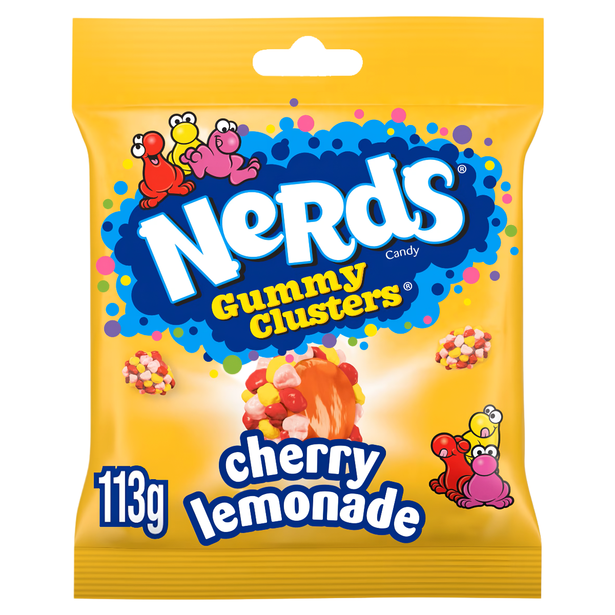 Cukierki do żucia NERDS GUMMY CLUSTERS (CHERRY LEMONADE BLITZ), 113g