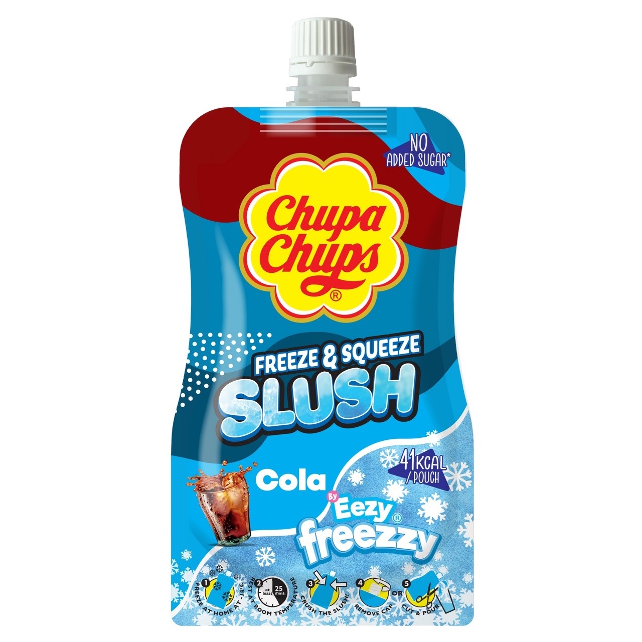 Zdjęcie Lody wodne CHUPA CHUPS SLUSH (COLA), 250ml