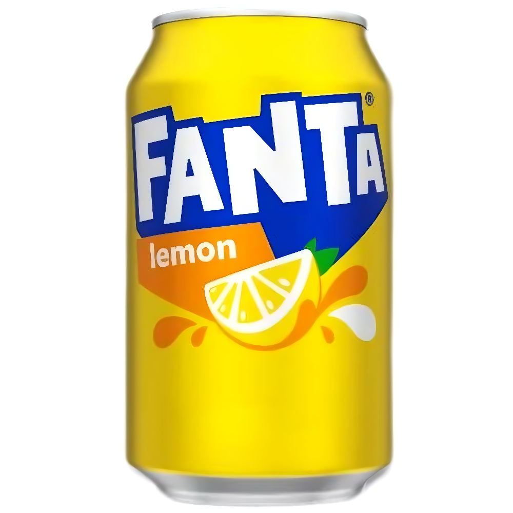 Gāzēts atspirdzinošais dzēriens FANTA (LEMON), 330ml