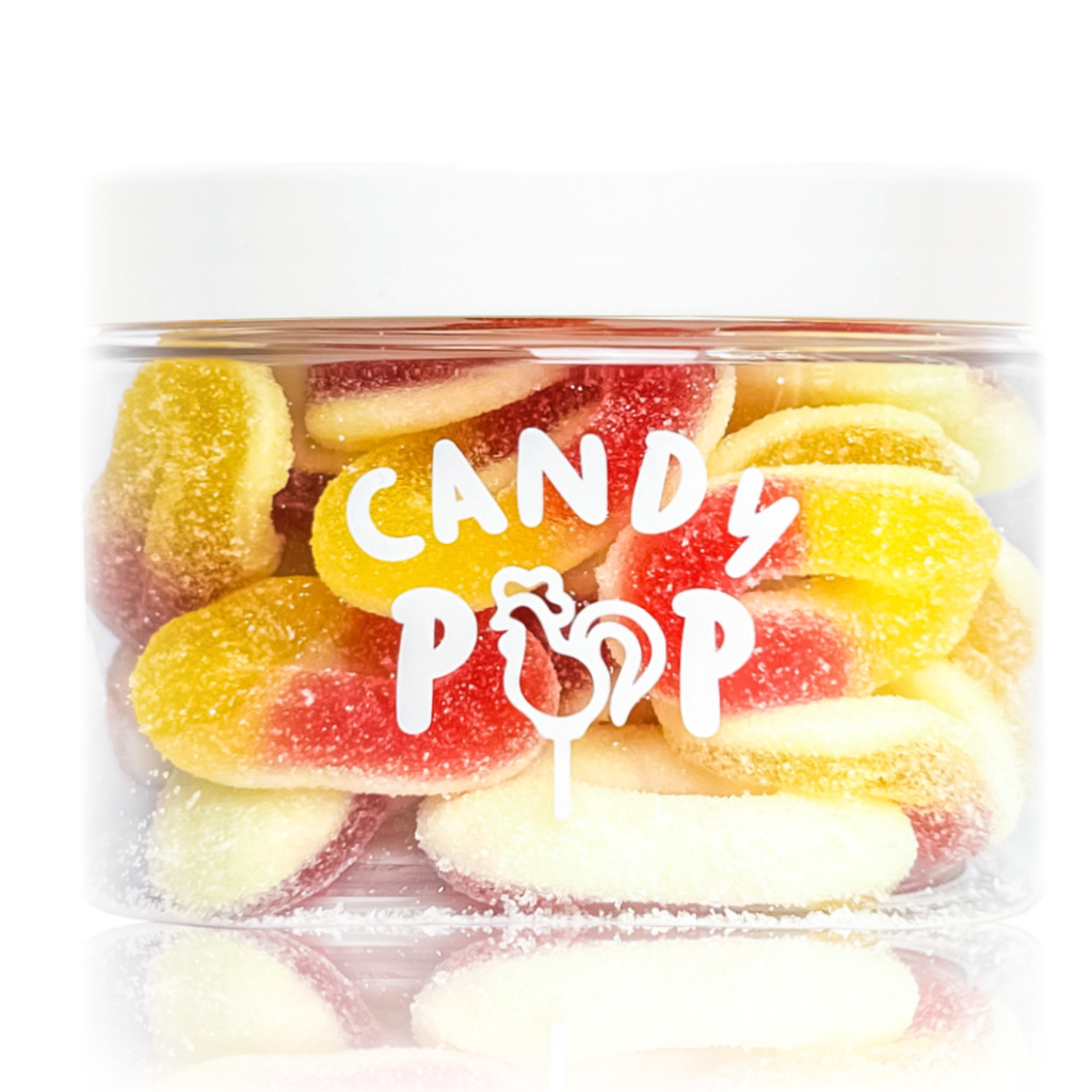 Kummikomm PEACH RINGS, 250g