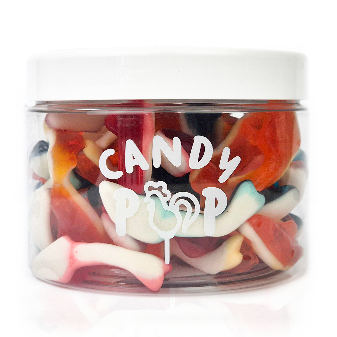 Želejas konfektes CANDY POP COLOURED SHARKS, 280g
