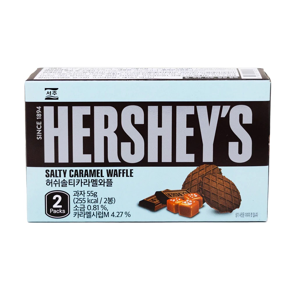 Vafliniai sausainiai HERSHEY'S (SALTY CARAMEL), 55g