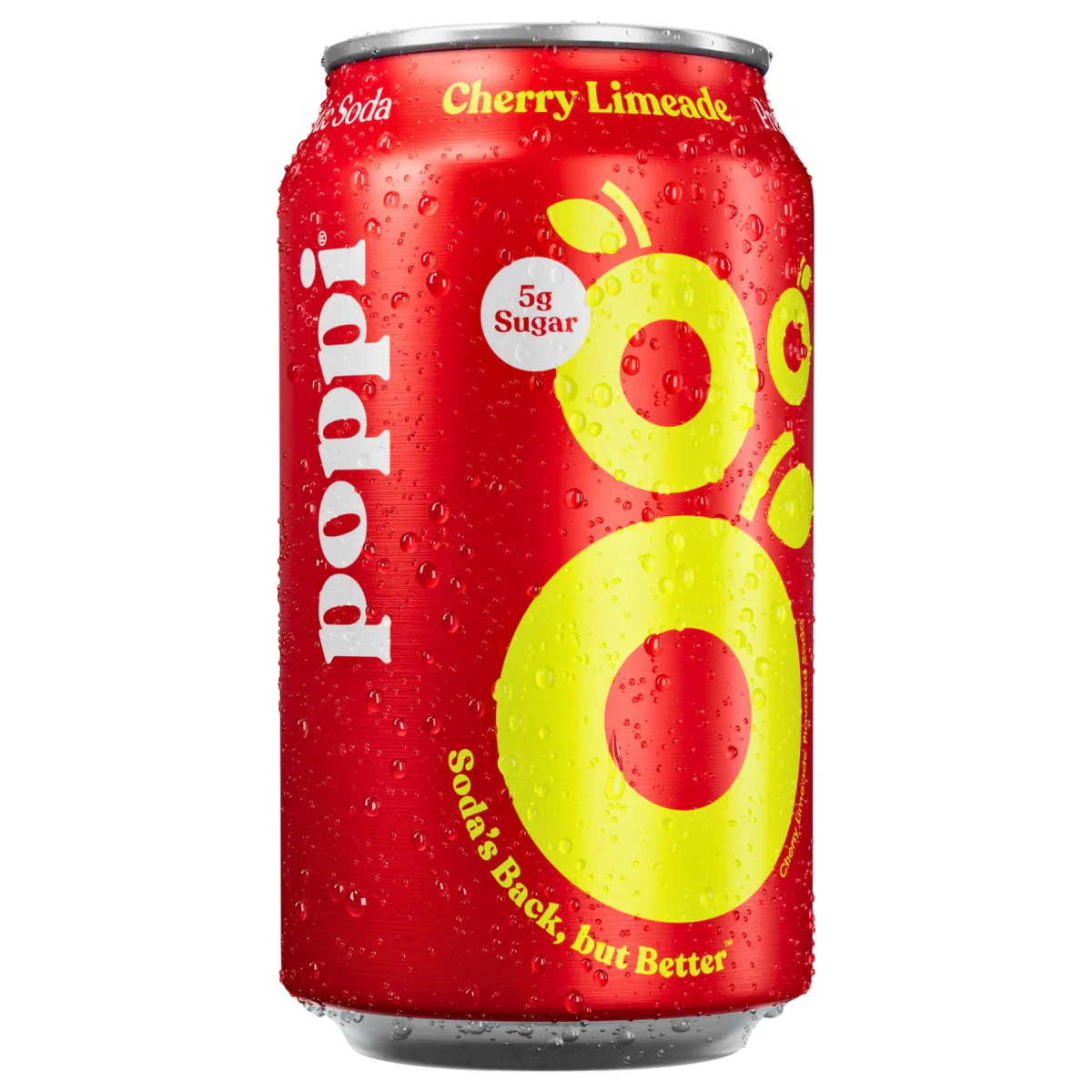 Karboniseeritud funktsionaalne jook POPPI (CHERRY LIMEADE), 355ml