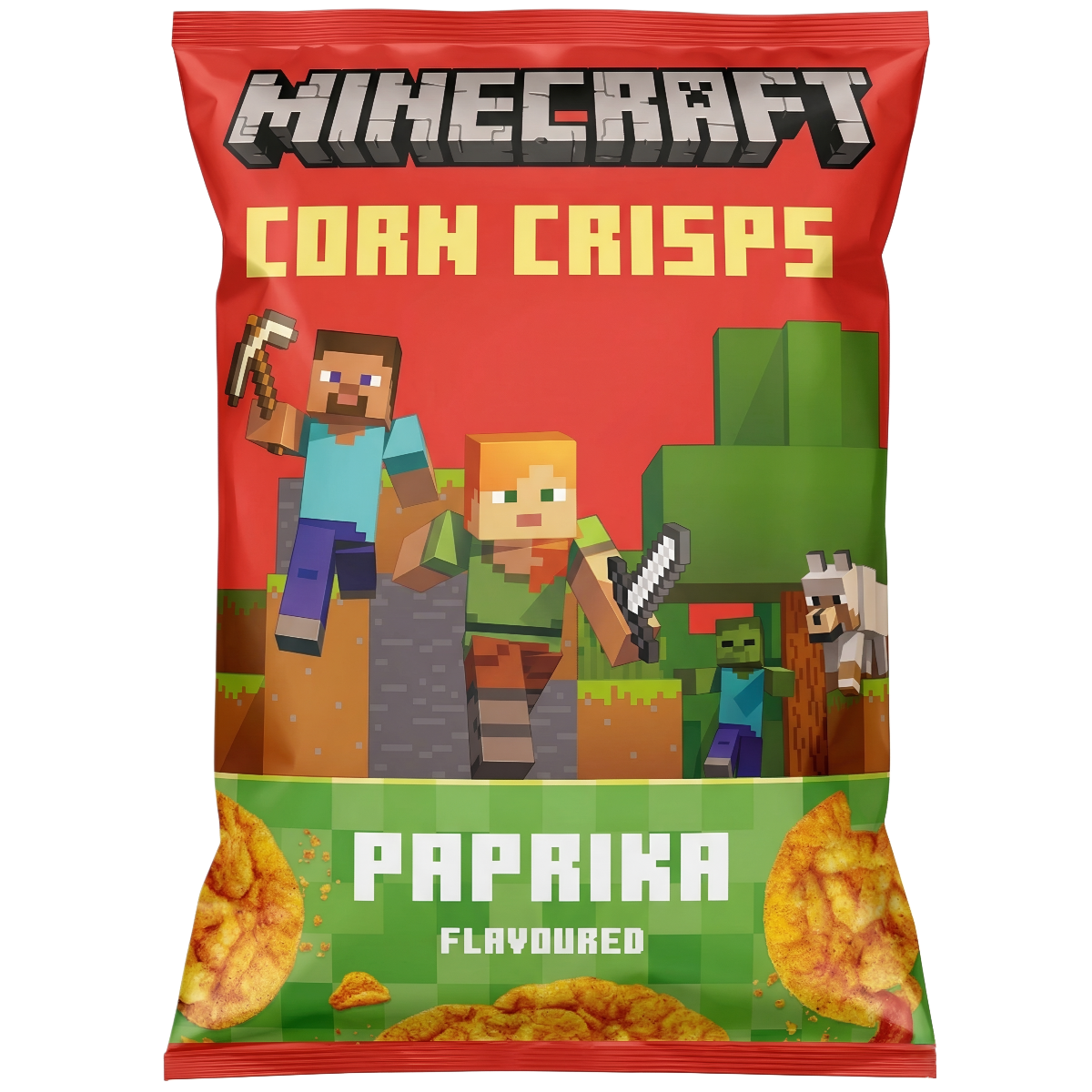 Maisikrõpsud MINECRAFT (PAPRIKA), 60g