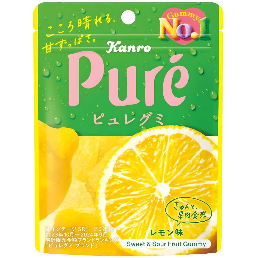 Kumikarkit KANRO PURE (LEMON), 56g kuva