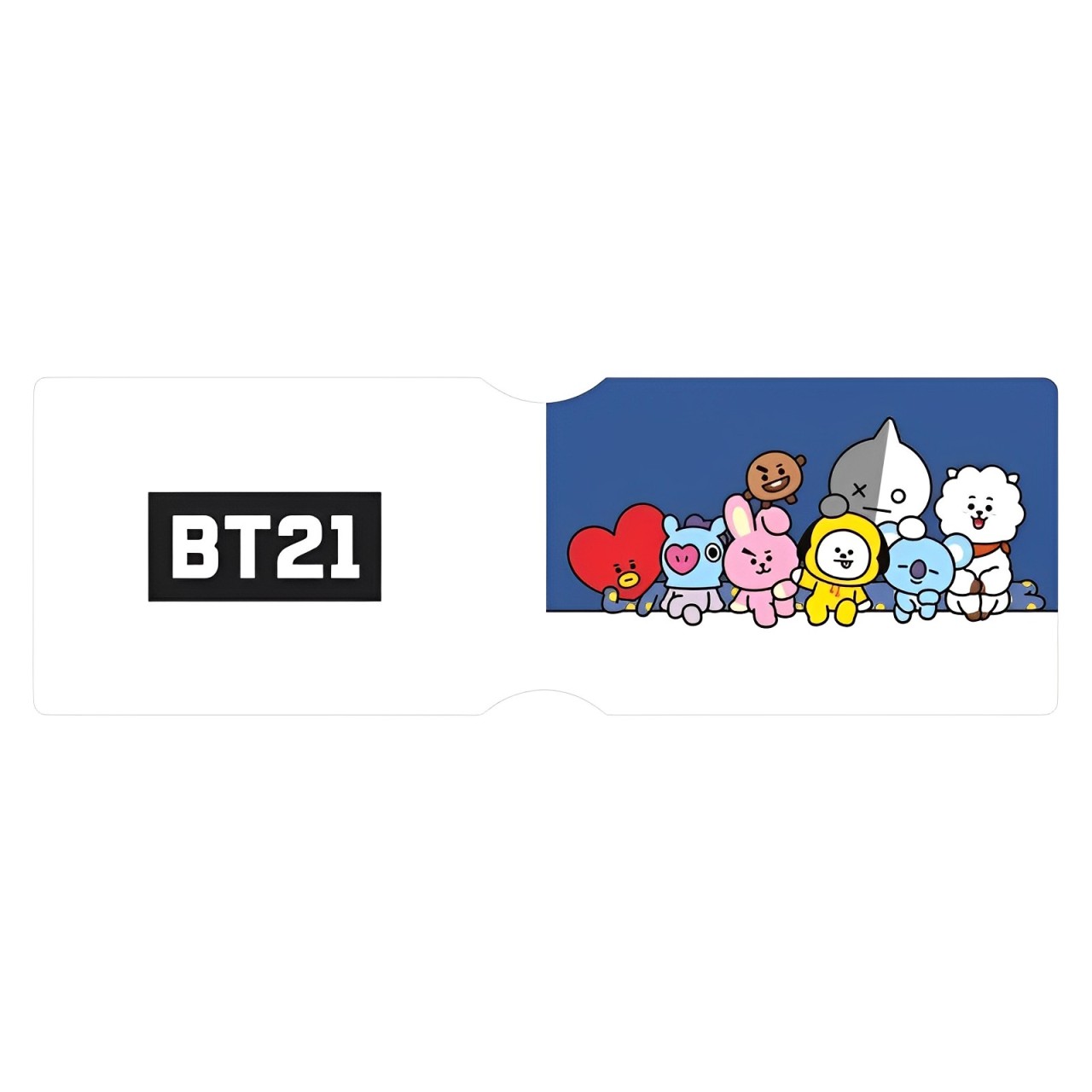 Kortelių dėklas BT21 CHARACTERS STACK, 21 x 7,1cm