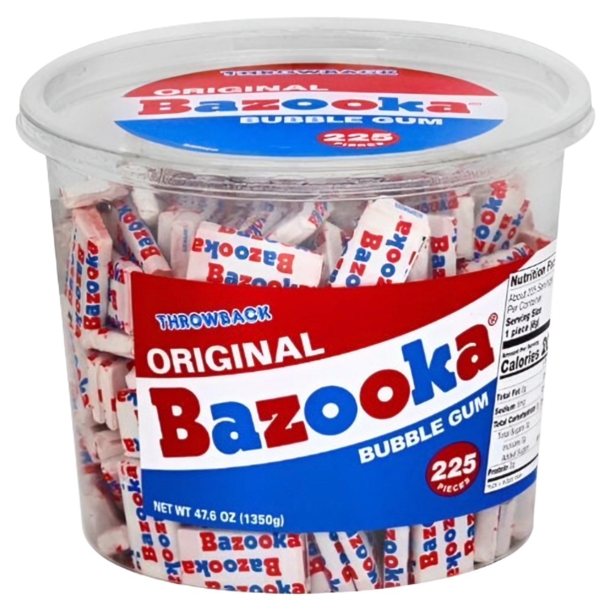 Kramtomoji guma BAZOOKA THROWBACK ORIGINAL, 6g