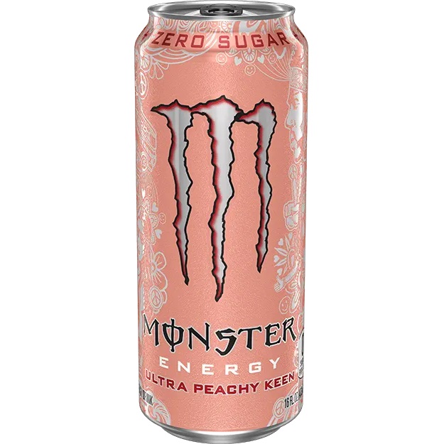 Karastav energiajook magusainetega MONSTER ULTRA PEACHY KEEN, 500ml foto