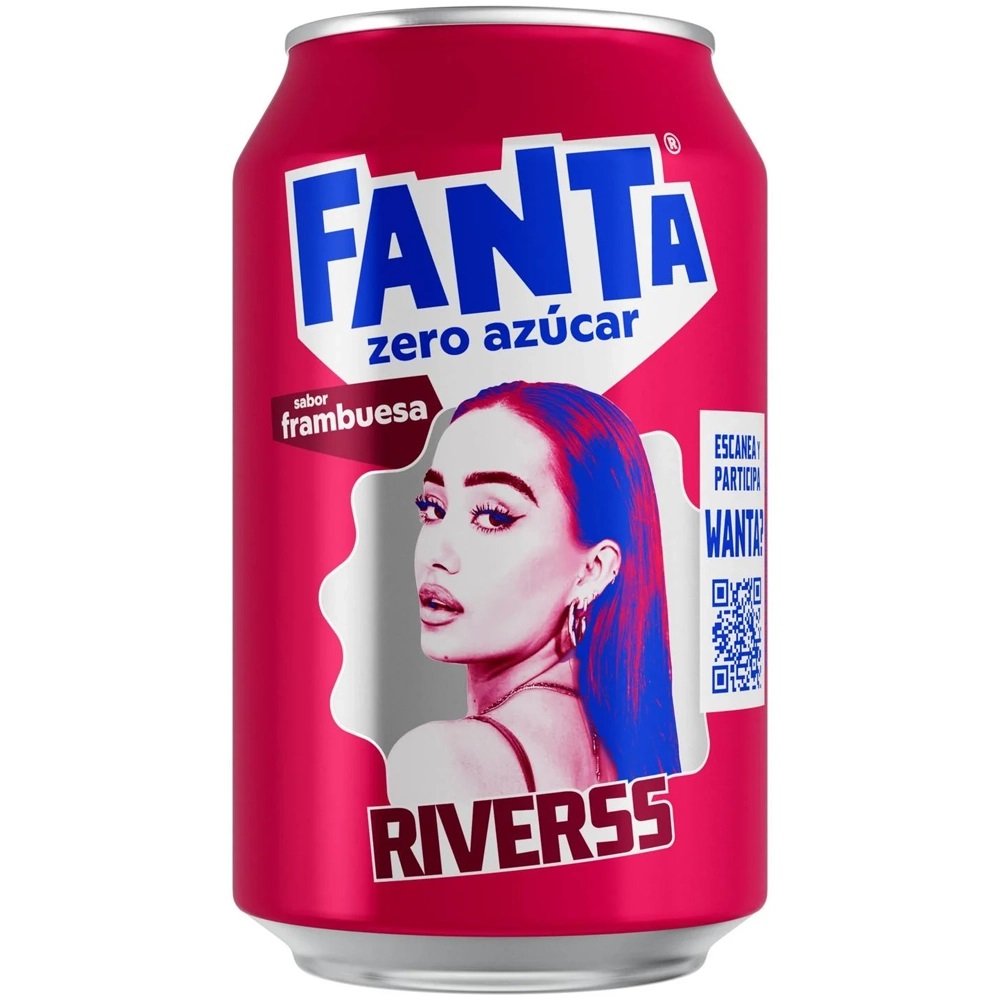 Gaseeritud jook FANTA ZERO SUGAR (RASPBERRY), 330ml foto
