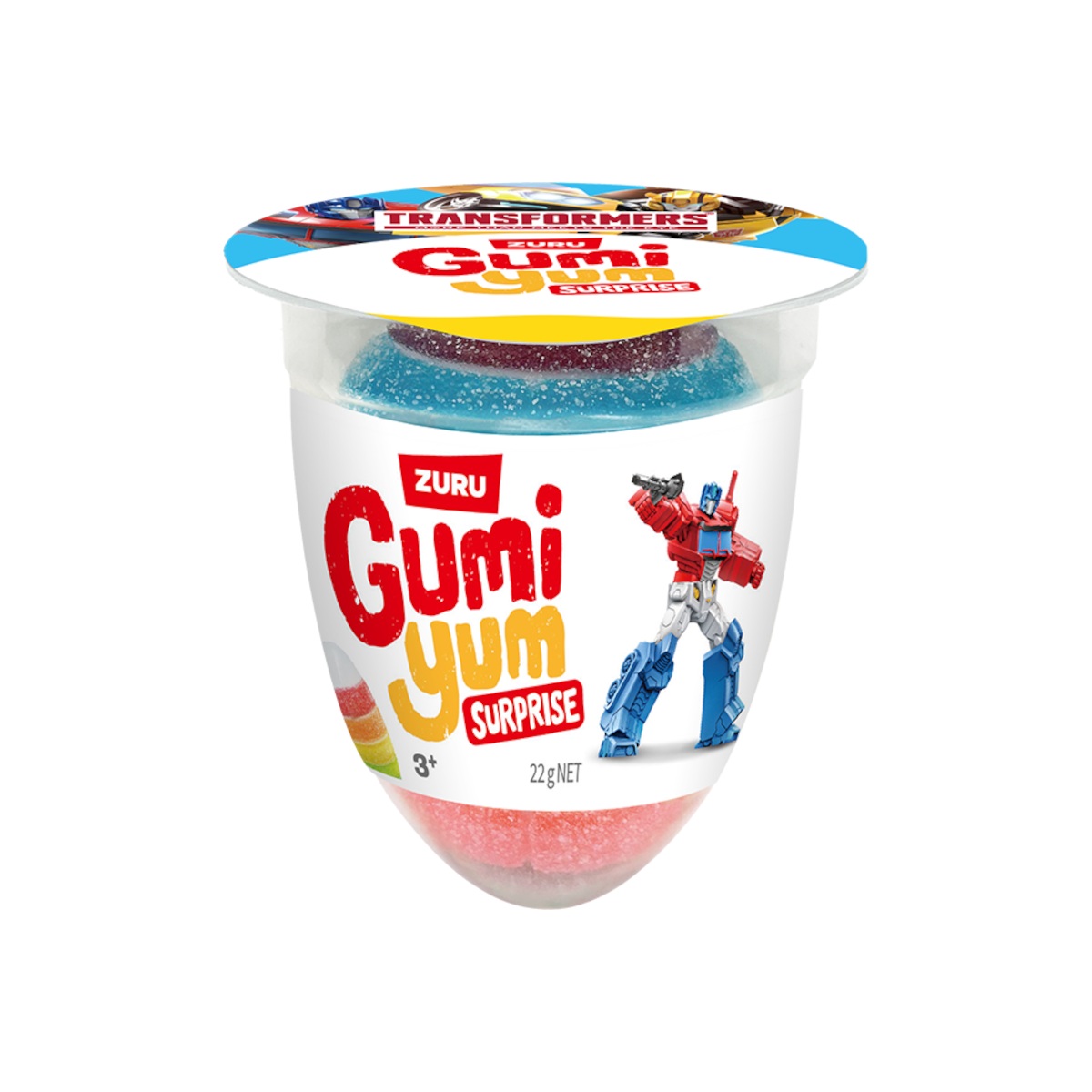 Zdjęcie Żelek z zabawką GUMI YUM SURPRISE TRANSFORMERS, 22g