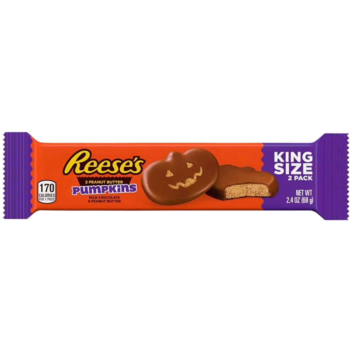 Šokolādes konfektes REESE'S 2 CUPS (PUMPKINS), 68g